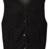 Gilet Teddy Zwart | Fashionize