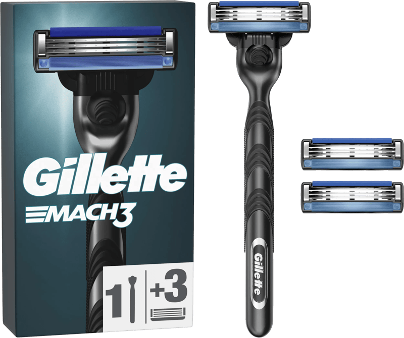 Gillette Mach3 + 3 Navulmesjes