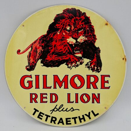 Gilmore Red Lion Stalen Bord - Ø30cm | Fiftiesstore
