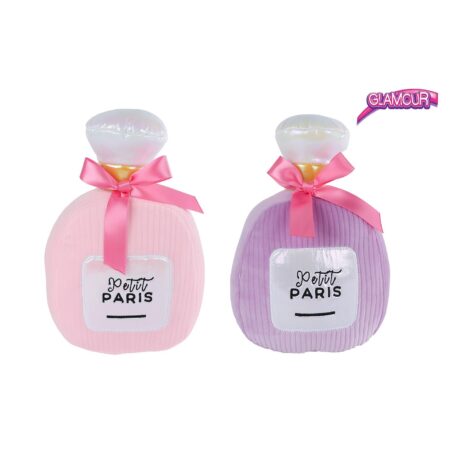 Glamour parfumfles vierkant pluche 22cm | Glamour