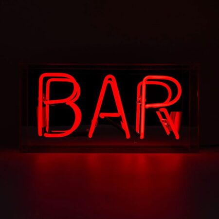 Glas Neon Box - Bar | Fiftiesstore