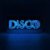 Glas Neon Box - Disco (Blauw) | Fiftiesstore