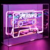 Glazen Neon Box - 'Cassette' - Large | Fiftiesstore