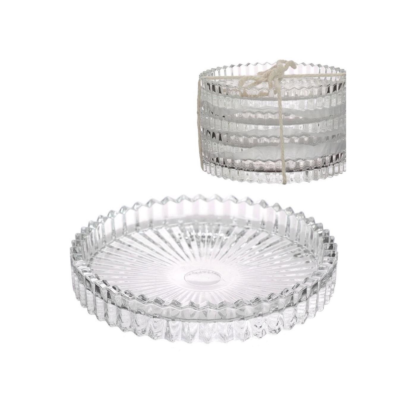Glazen schaaltjes helder set a 4 Ø10cm | Ideas for Seasons