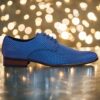 Gleaming Blue Lureaux - Handgemaakte Nette Schoenen Voor Heren | Lureaux