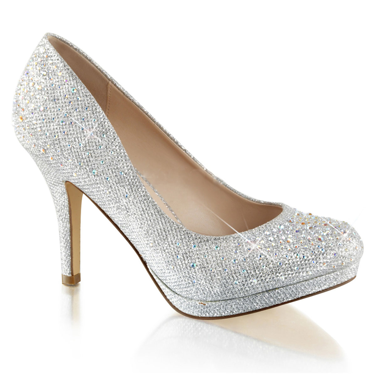 Glitter Rhinestone Pumps