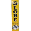 Globe Gasoline Stalen Bord Met Relief - 90 x 20cm | Fiftiesstore