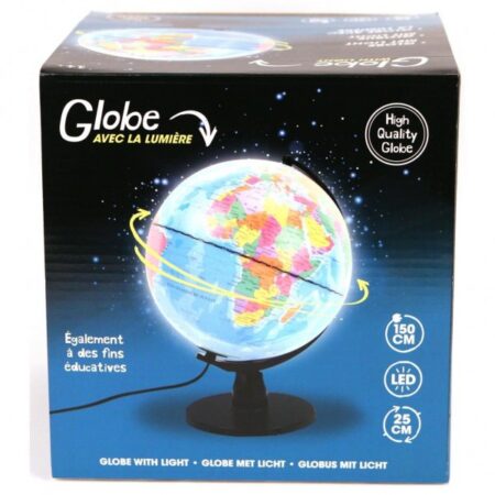 Globe Met Licht Nederlands 25 Cm |