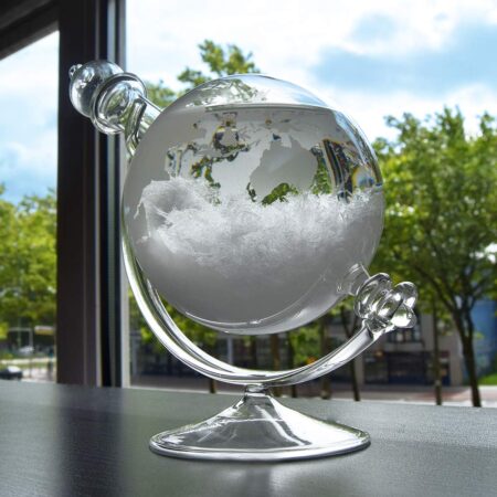Globe Storm Glass - Weervoorspeller - ⌀20cm - Barometer | MikaMax