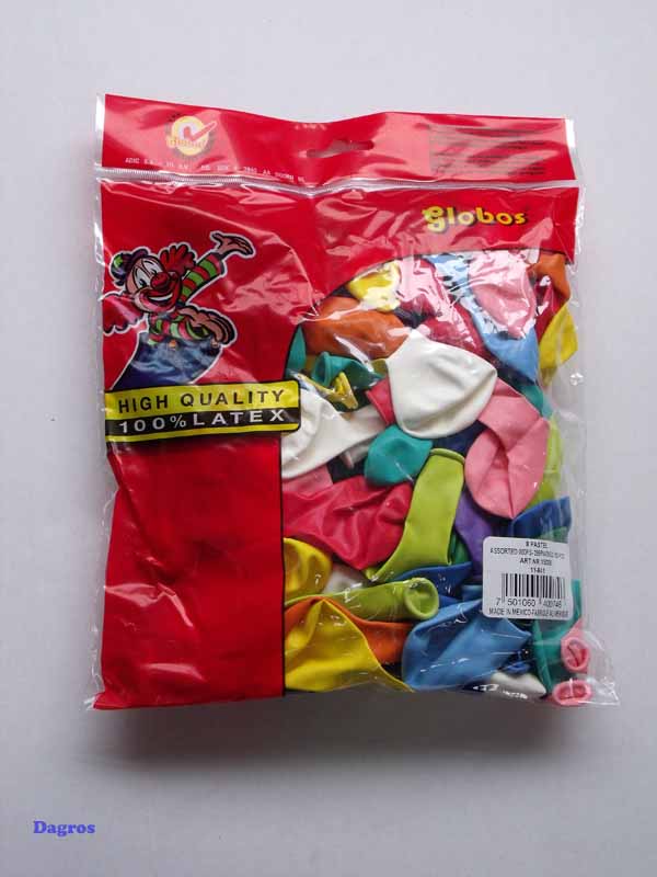 Globos ballonnen mix nr8 zak a 100st | Globos