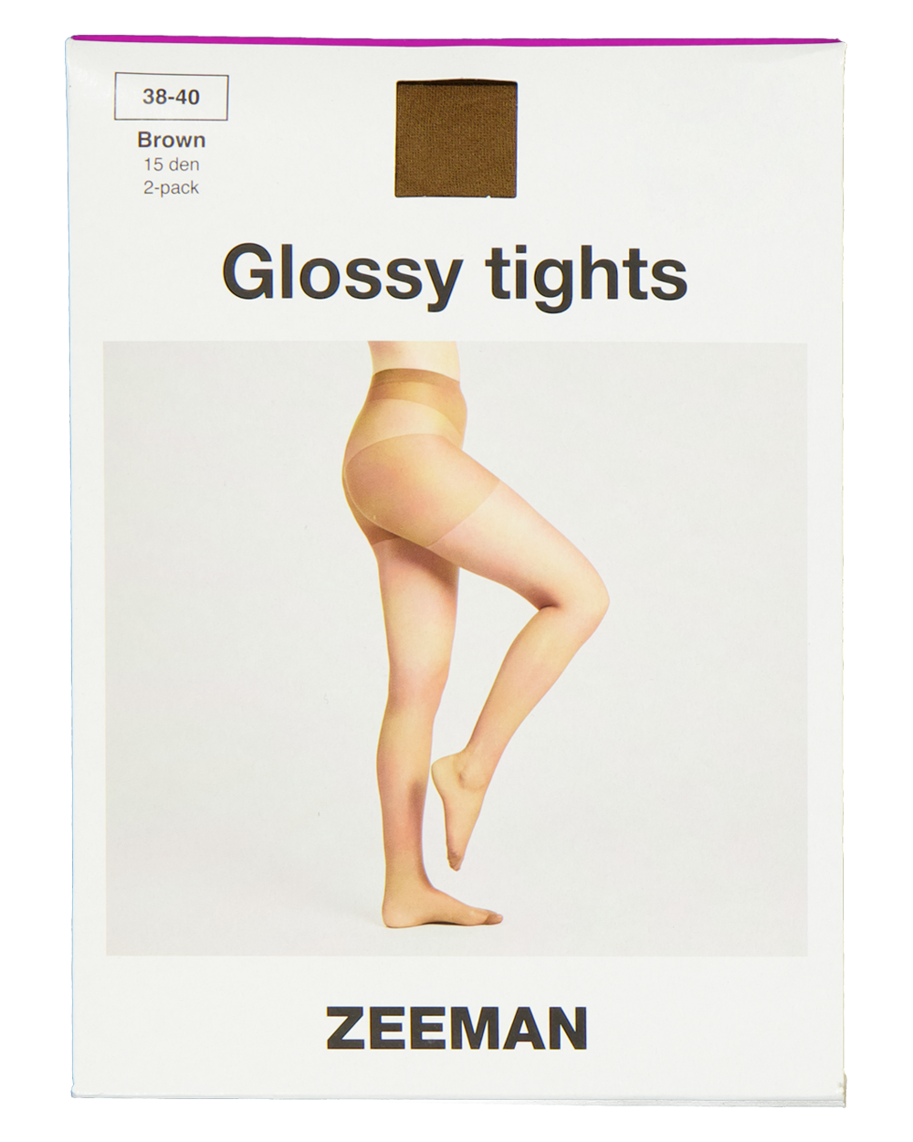 Glossy Panty - Bruin | Zeeman