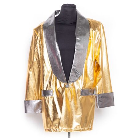 Gold Lame Colbert Show Jacket - M (Vintage) | Fiftiesstore