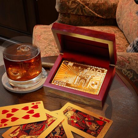 Gold Playing Cards In Box - Water Proof - 54 Kaarten | MikaMax