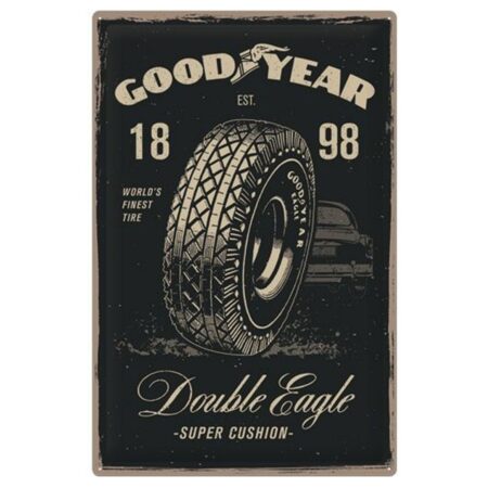 Good Year Double Eagle Metalen Bord 40 x 60 cm - LAATSTE KANS | 36% korting | Goodyear