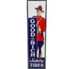 Goodrich Safety Tires Stalen Bord met Relief - 73 x 20cm | Fiftiesstore