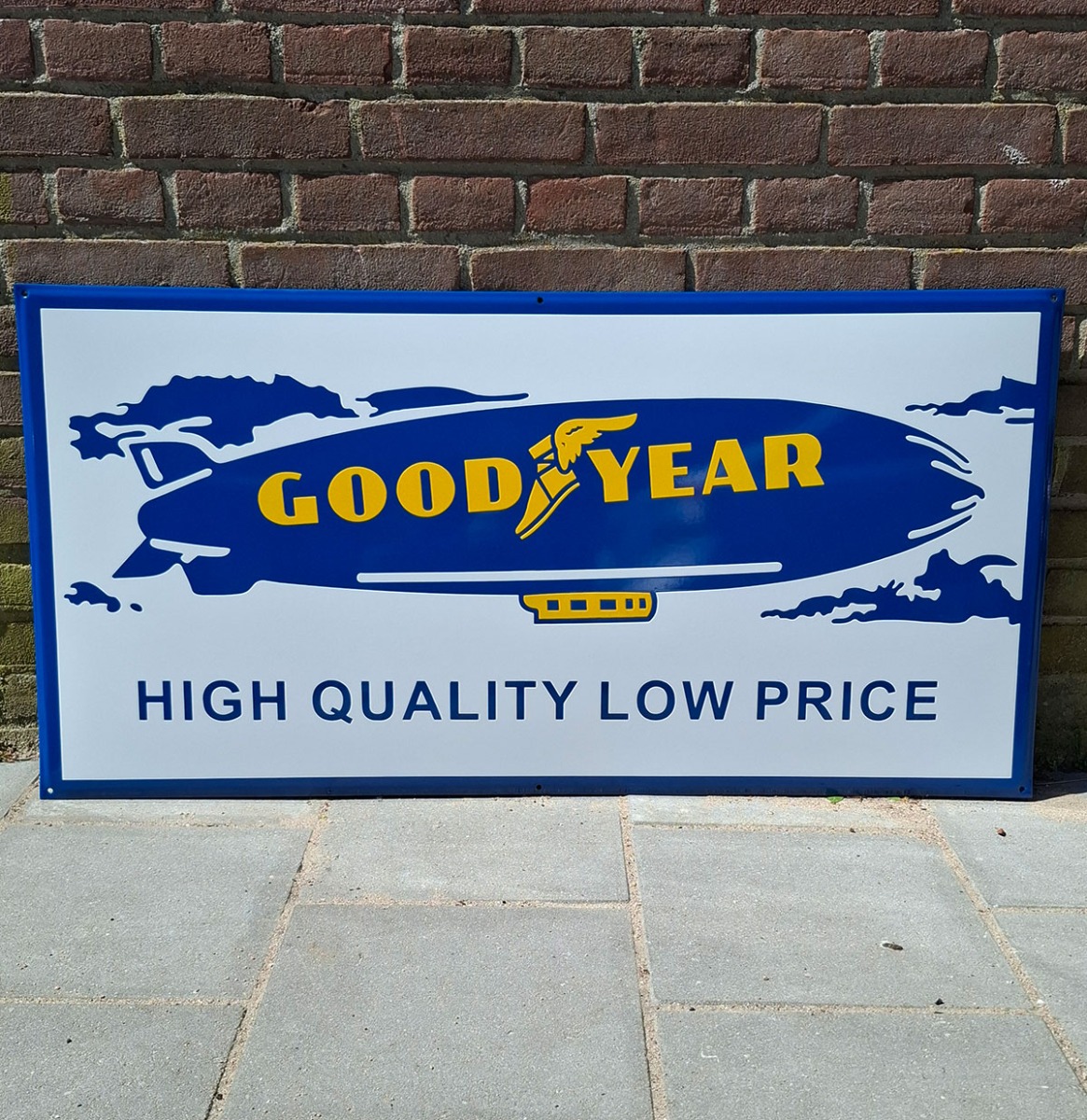 Goodyear High Quality Low Price Emaille Bord - 100 x 50cm | Goodyear