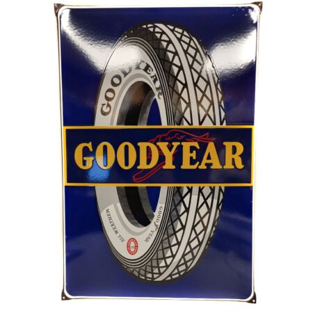 Goodyear Tires Wheel Emaille Bord - 60 x 40 cm | Goodyear