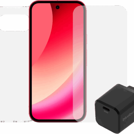 Google Pixel 10a 128GB Rood 5G + Compleet Accessoirepakket