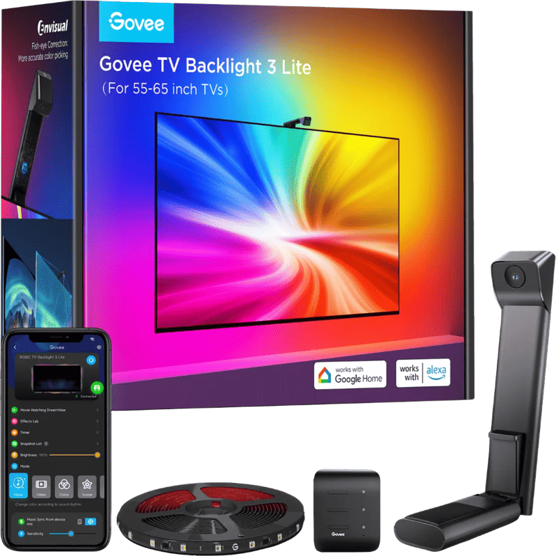 Govee TV Backlight 3 Lite voor 55-65 inch tv's