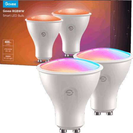Govee Wit en Gekleurd Licht GU10 2-pack