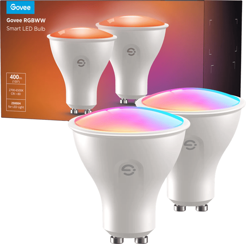 Govee Wit en Gekleurd Licht GU10 2-pack
