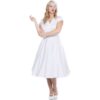 Grace Duchess Satin Dress White-M | 24% korting | Vivien of Holloway