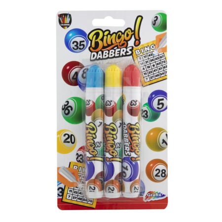 Grafix 3 Bingo stiften op kaart | Grafix