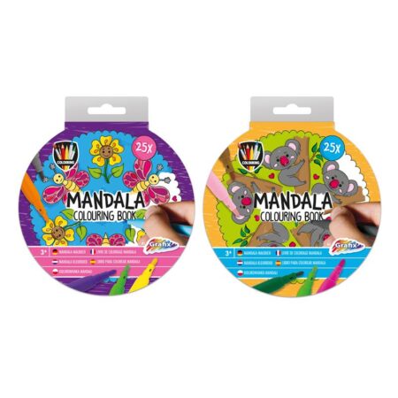 Grafix Mandala kleurboek 25blz Ø15cm | Grafix