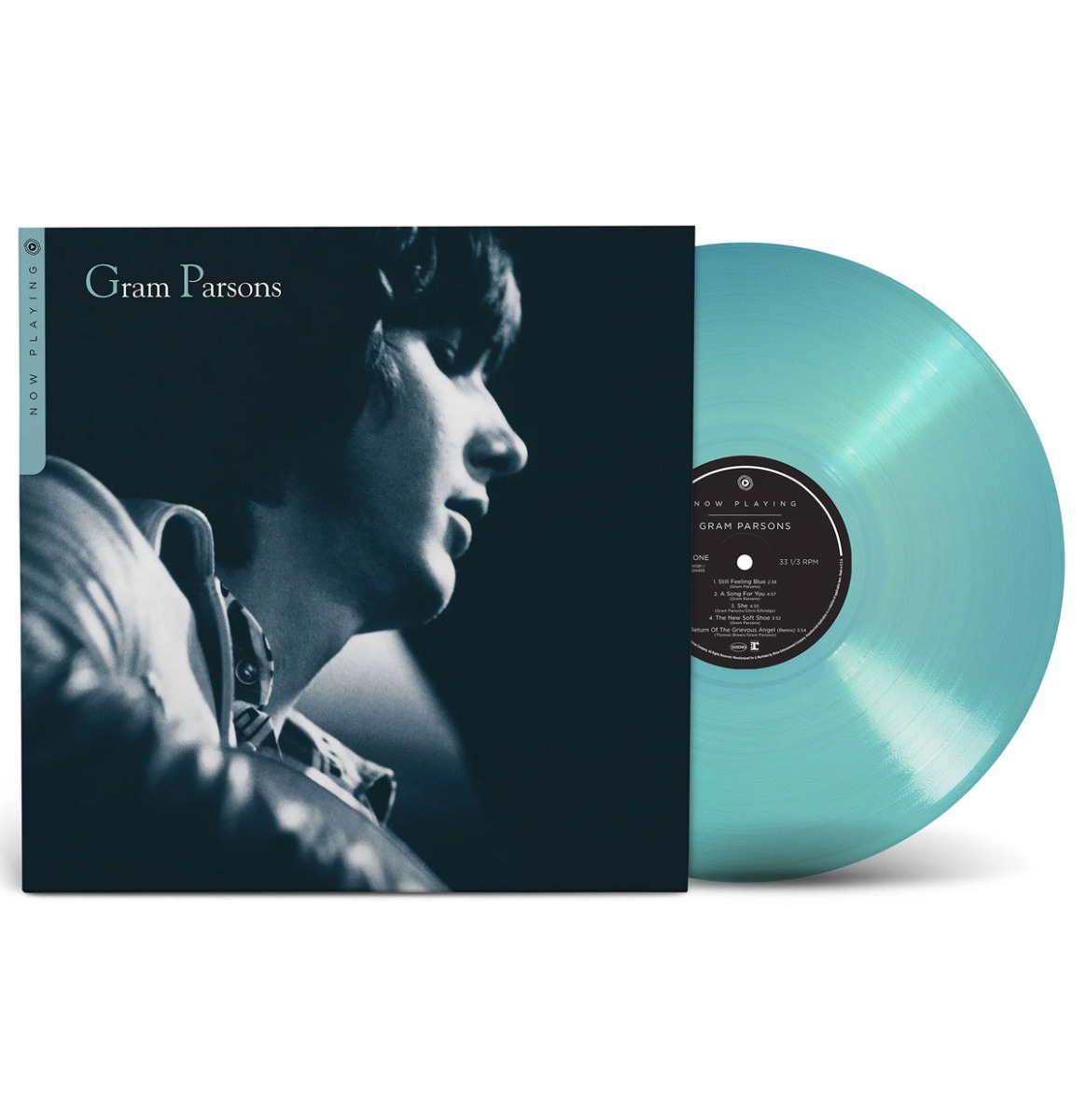 Gram Parsons - Now Playing (Lichtblauw Vinyl) (LP) | Fiftiesstore