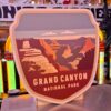 Grand Canyon Logo Shield Metalen Bord - 65 x 62cm | Fiftiesstore