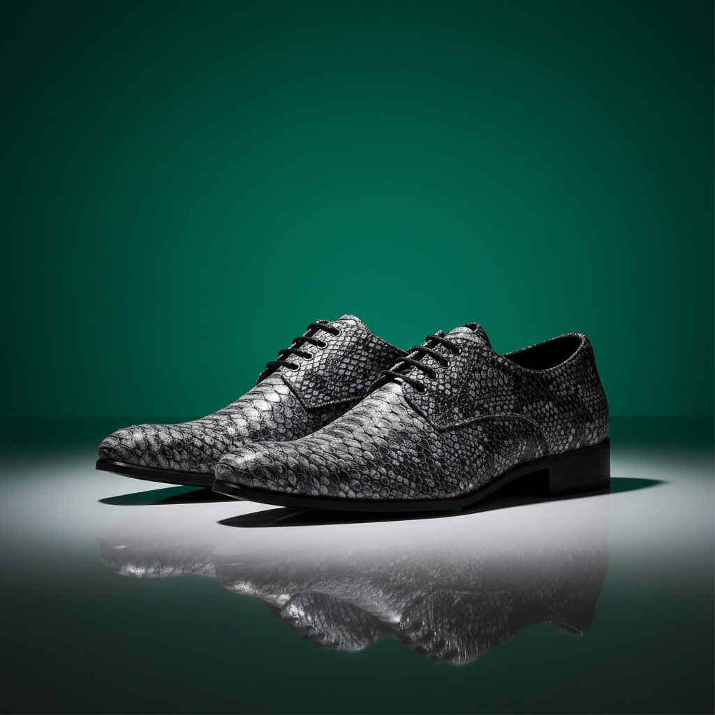 Granite Python Lureaux - Handgemaakte Nette Schoenen Voor Heren | Lureaux