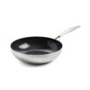 GreenPan Geneva wok 28cm Pan Grijs | Greenpan