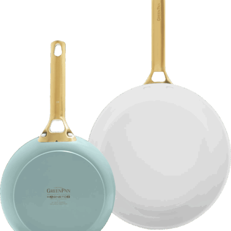 GreenPan Padova Reserve 20 + 26 cm koekenpannenset Smokey Blue