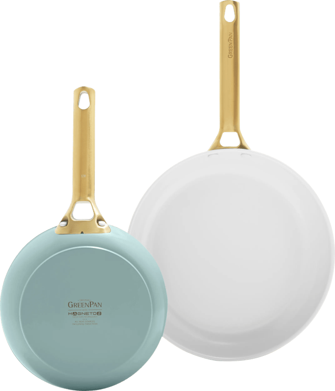 GreenPan Padova Reserve 20 + 26 cm koekenpannenset Smokey Blue