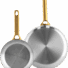 Greenpan Padova Reserve 3-ply Stainless Steel 20 + 28 cm koekenpannenset