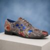 Grey Velour Flora Lureaux - Handgemaakte Nette Schoenen Voor Heren | Lureaux