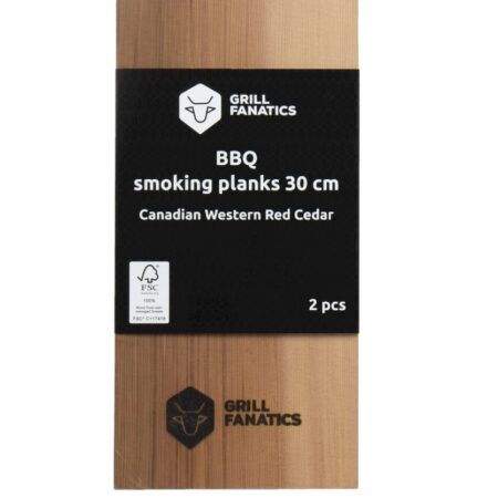 Grill Fanatics rookplankje - 2 stuks - 30 cm | Grill Fanatics