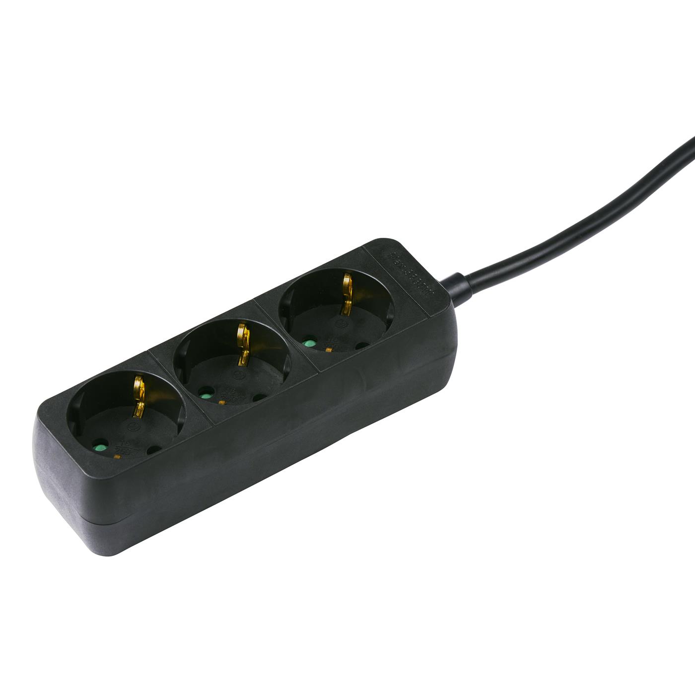 Grundig Stekkerdoos zwart 3-voudig 1