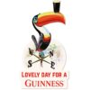 Guinness Lovely Day Toekan Metalen Bord 3D 25 x 46 cm | Guinness