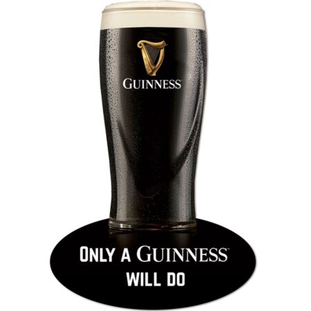 Guinness Only A Guinness Will Do 3D Metalen Bord 32 x 48 cm | Guinness