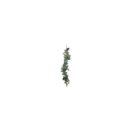 Guirlande Den grijsgroen kunststof 121cm | Countryfield