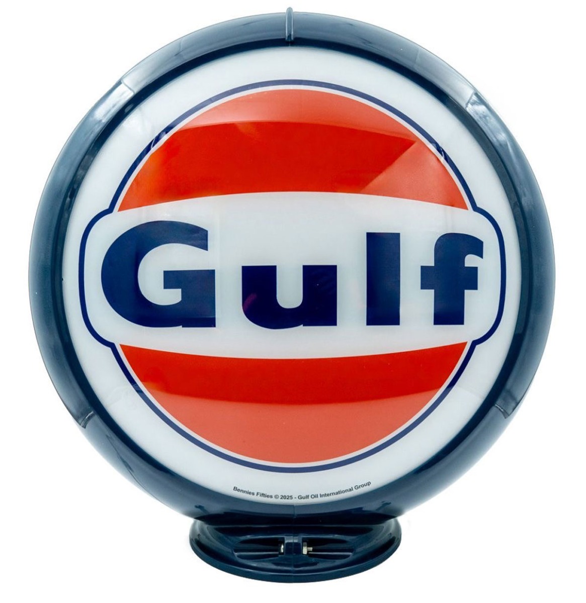 Gulf Logo Benzinepomp Bol - PVC Lensen - Officieel Gelicenseerd | Gulf