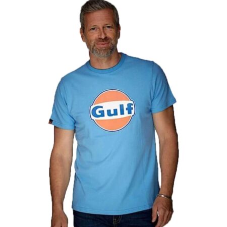Gulf Logo T-Shirt Cobalt Blue -M | Gulf