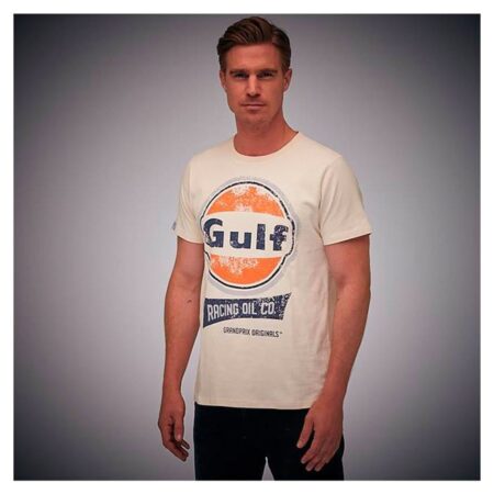 Gulf Oil Racing T-Shirt Cream -L | Gulf