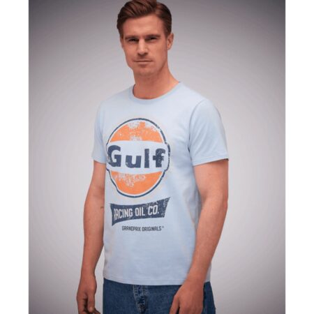 Gulf Oil Racing T-Shirt Gulf Blue-S | 22% korting | Gulf