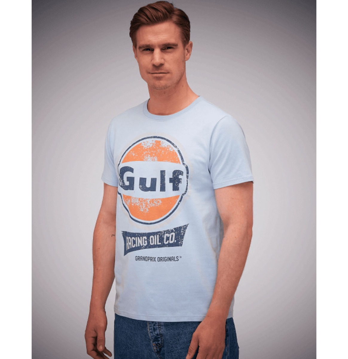 Gulf Oil Racing T-Shirt Gulf Blue-S | 22% korting | Gulf