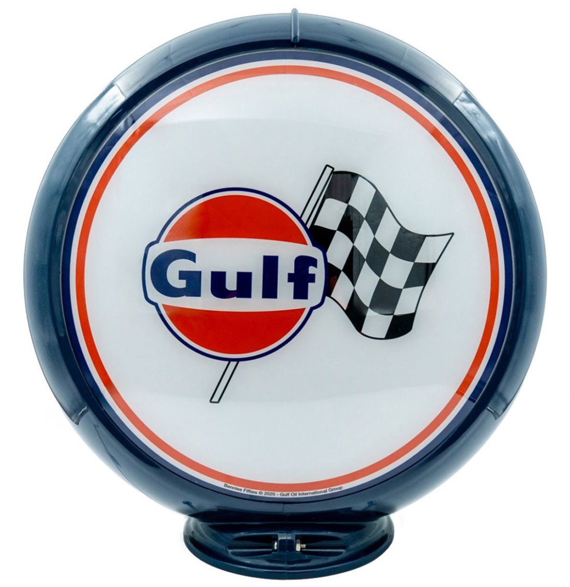 Gulf Race Vlag Logo Benzinepomp Bol - PVC Lensen - Officieel Gelicenseerd | Gulf