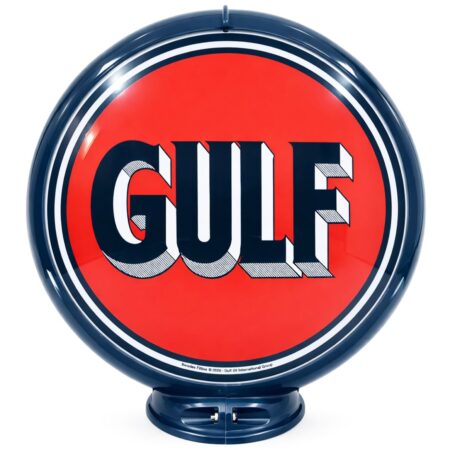 Gulf Vintage 1960's Logo Benzinepomp Bol - PVC lenzen- Officieel Gelicentieerd | Gulf