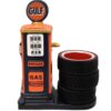Gulf Vintage Benzinepomp Pennenhouder en Bureau Organiser | Gulf