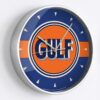 Gulf Vintage Logo Wandklok - 30.5 cm | Gulf